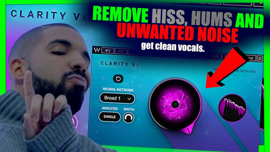 Remove Background Noise from your vocals, remove hiss & unwanted noise. Say Goodbye to Background Noise and Hello to Crystal-Clear Vocals! (Clarity VX)