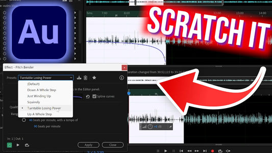 Adobe Audition Tutorial: Adding Dynamic DJ Scratch Effects