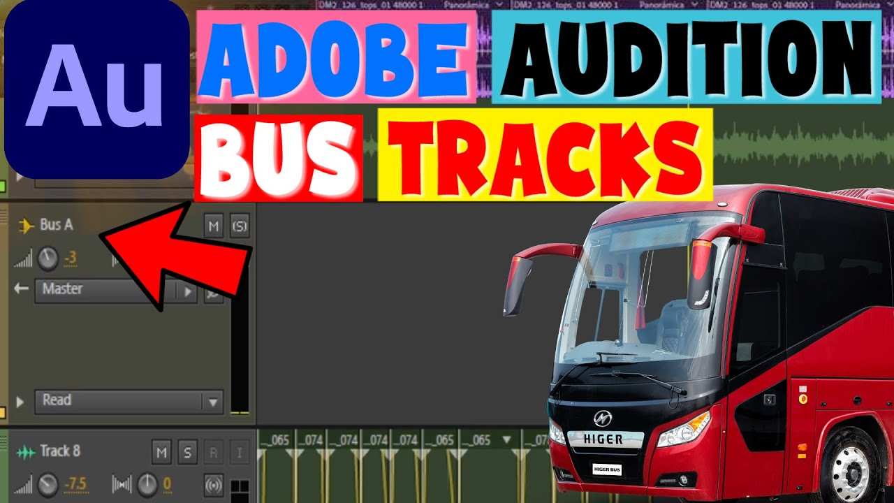 Speed up your work flow in Adobe Audition with a bus track
