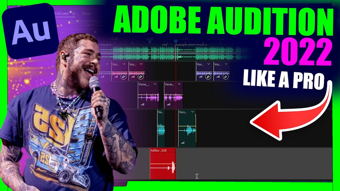 How to Record Vocals in ADOBE AUDITION 2022 LIKE A PROFESSIONAL