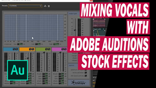 Mixing Rap Vocals with a USB MIC & FREE PLUGINS | Adobe Audition