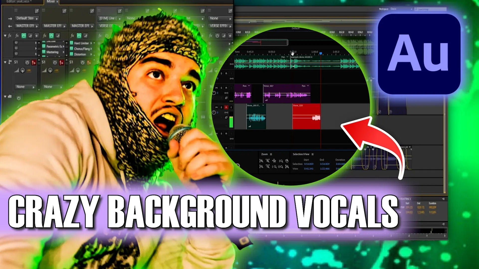 Mastering Telephone Vocals & Background Vocals in Adobe Audition ...