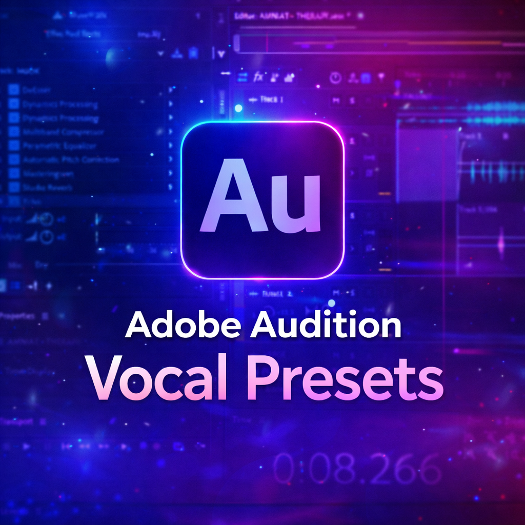Adobe Audition Vocal Presets music
